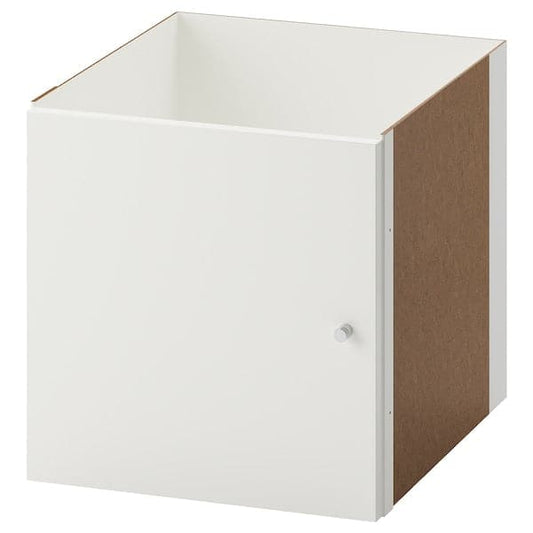 Ikea KALLAX - Insert with door, high-gloss white, 33x33 cm