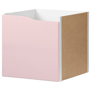 KALLAX - Insert with door, wave shaped/pale pink, 33x33 cm - best price from Maltashopper.com 40496739