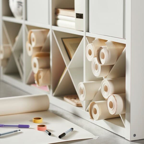 Ikea KALLAX - Insert with compartments, white