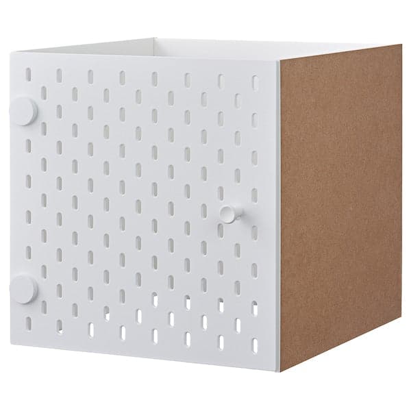 Ikea KALLAX - Insert with pegboard, white, 33x33 cm
