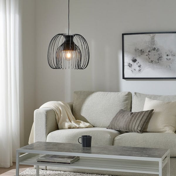 Ikea KALLFRONT / HEMMA - Pendant lamp, black, 32 cm
