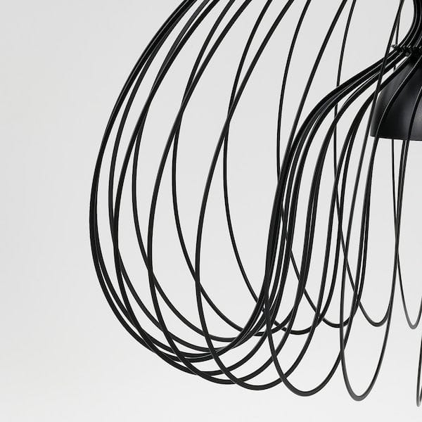 Ikea KALLFRONT / HEMMA - Pendant lamp, black, 52 cm