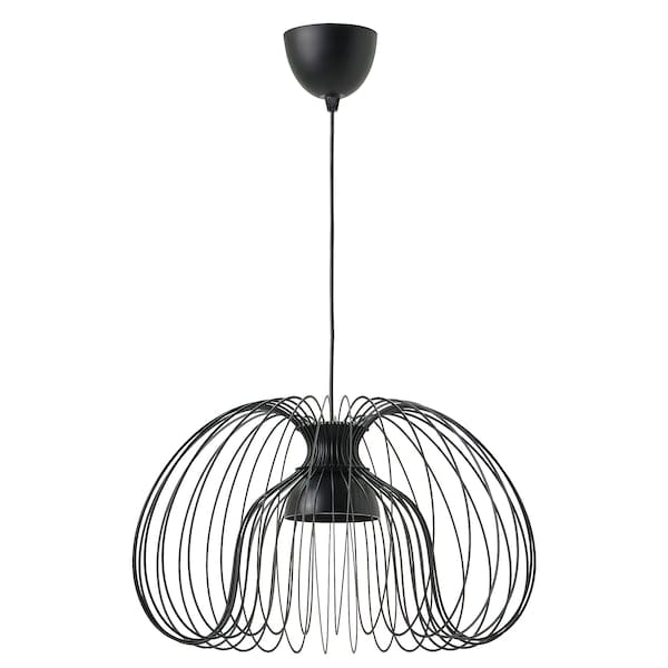 Ikea KALLFRONT / HEMMA - Pendant lamp, black, 52 cm