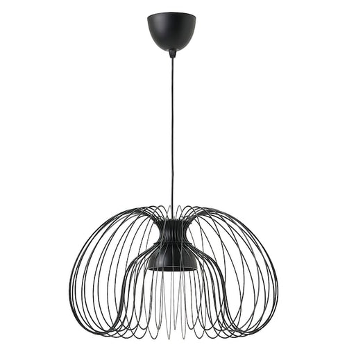 KALLFRONT / HEMMA - Pendant lamp, black, 52 cm
