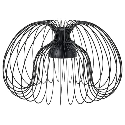 KALLFRONT - Pendant lamp shade, black, 52 cm