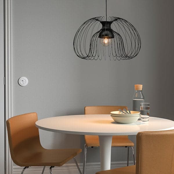 Ikea KALLFRONT - Pendant lamp shade, black, 52 cm