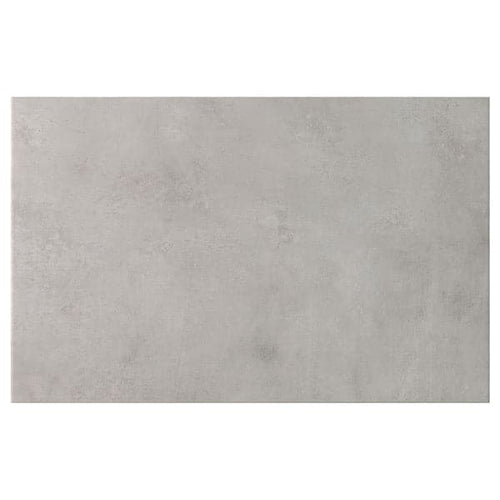 KALLVIKEN - Door/drawer front, light grey concrete effect, 60x38 cm