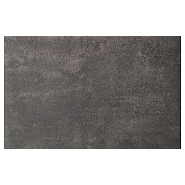 KALLVIKEN - Door/drawer front, dark grey concrete effect, 60x38 cm