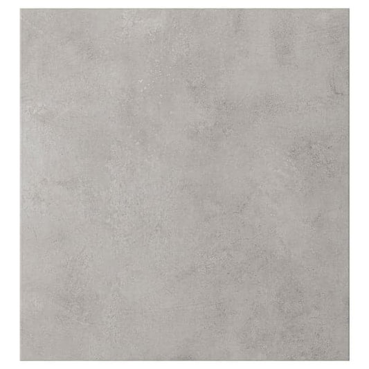 KALLVIKEN - Door, light grey concrete effect, 60x64 cm - best price from Maltashopper.com 50488767