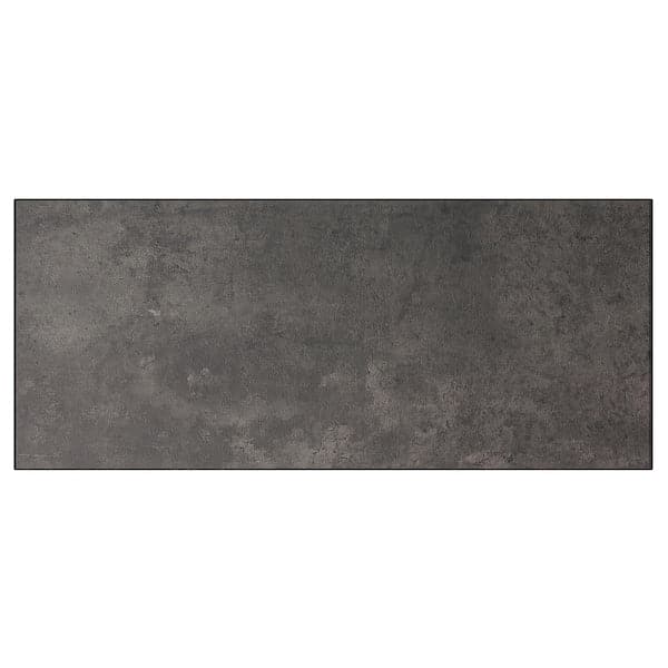 KALLVIKEN - Drawer front, dark grey concrete effect, 60x26 cm