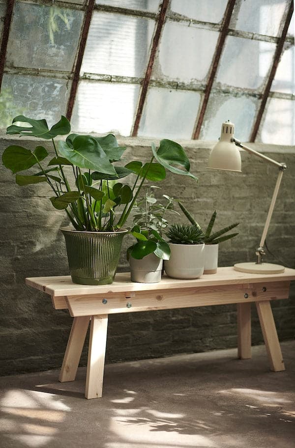 Ikea KAMOMILL - Plant pot, in/outdoor green, 19 cm