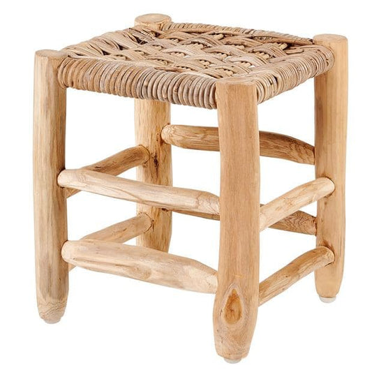 Casa KANAI Stool 2DIM large natural stool, H 42 x W 42 x D 42 cm