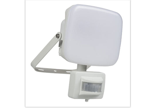 Bricocenter KANTI ALUMINIUM PROJECTOR WHITE LED 30W IP44 WITH MOTION SENSOR