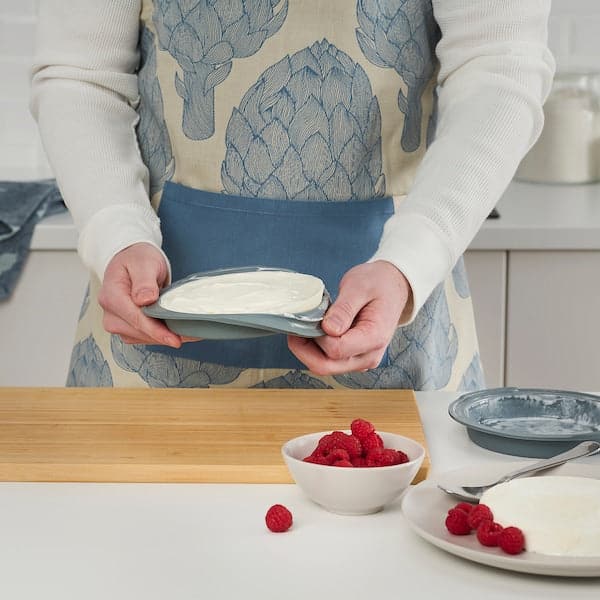 Ikea KANTNÅL - Baking mould, grey-turquoise, 18 cm