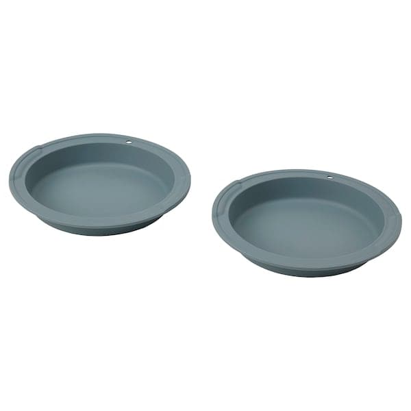 Ikea KANTNÅL - Baking mould, grey-turquoise, 18 cm