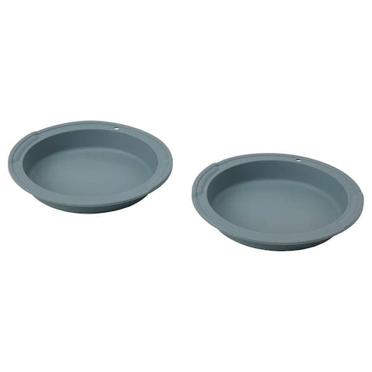 Ikea KANTNÅL - Baking mould, grey-turquoise, 18 cm