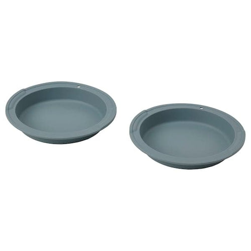 KANTNÅL baking mould, grey-turquoise, 18 cm, 2 pack