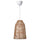 KAPPELAND / HEMMA - KAPPELAND / HEMMA Pendant lamp, rattan/white