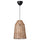 KAPPELAND / HEMMA - KAPPELAND / HEMMA Pendant lamp, rattan/black
