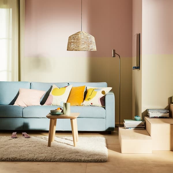 Ikea KAPPELAND - Pendant lamp shade, rattan, 45 cm