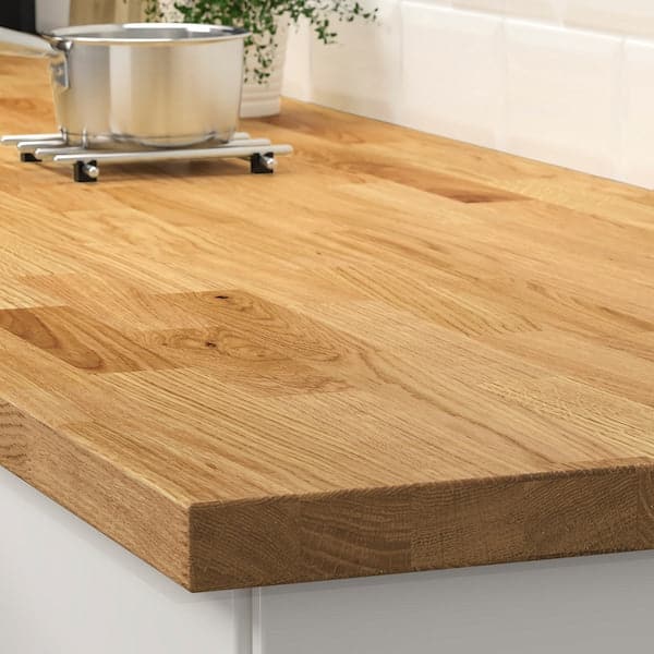KARLBY - Worktop, oak/veneer , 246x3.8 cm - Premium Countertops from Ikea - Just €207.99! Shop now at Maltashopper.com