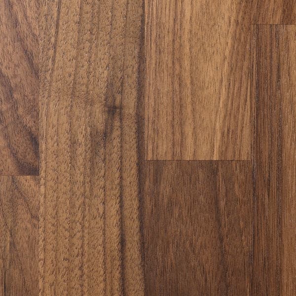 Ikea KARLBY - Custom made worktop, walnut/veneer, 63.6-125x3.8 cm