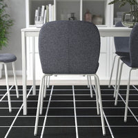 KARLPETTER Chair, Gunnared Smoke Grey/Sefast White , - best price from Maltashopper.com 59483765