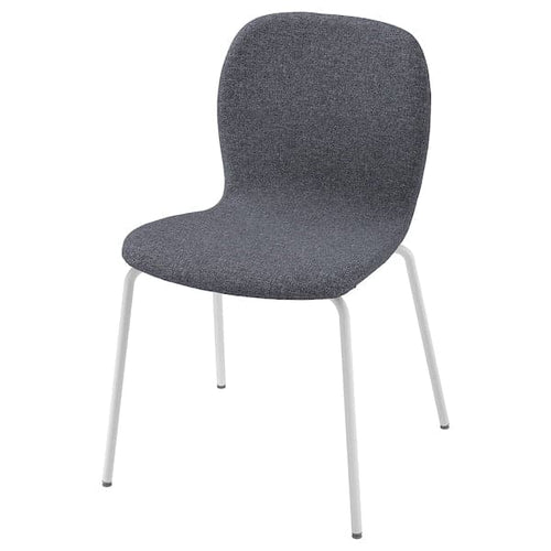 KARLPETTER Chair, Gunnared Smoke Grey/Sefast White ,
