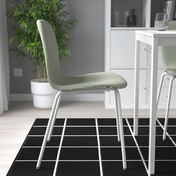 KARLPETTER Chair, Gunnared light green/Sefast white , - best price from Maltashopper.com 29481447