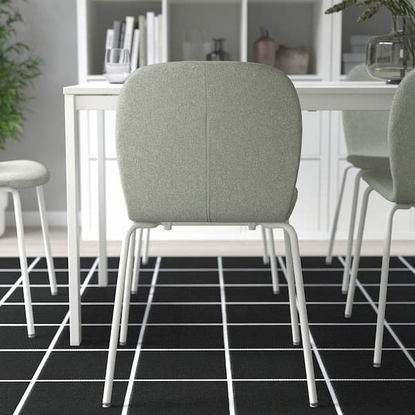 KARLPETTER Chair, Gunnared light green/Sefast white , - best price from Maltashopper.com 29481447