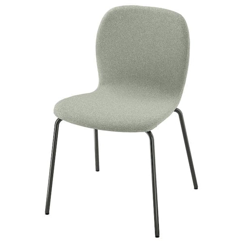 KARLPETTER Chair, Gunnared light green/Sefast black ,