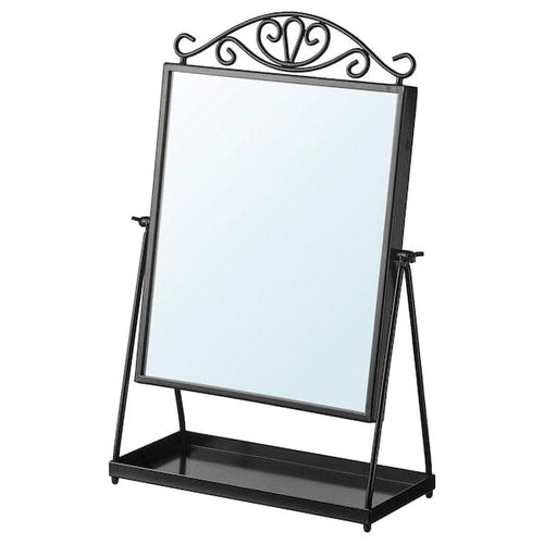 KARMSUND table mirror, black, 27x43 cm