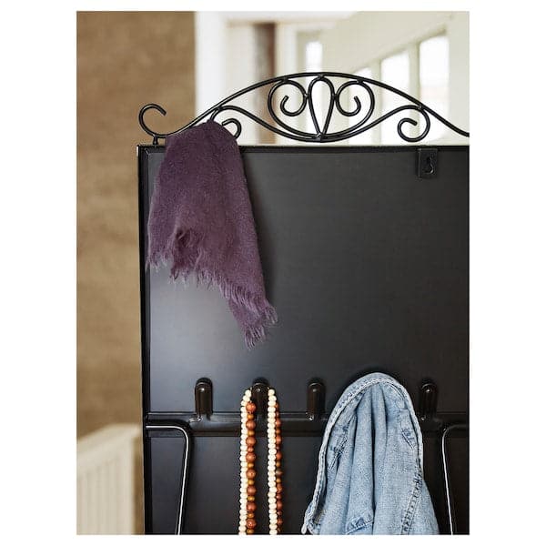 KARMSUND - Standing mirror, black, 40x167 cm