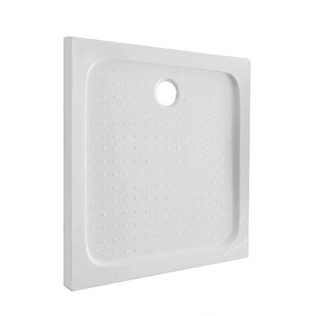 ACRYLIC SHOWER TRAY H6 80X80 WHITE