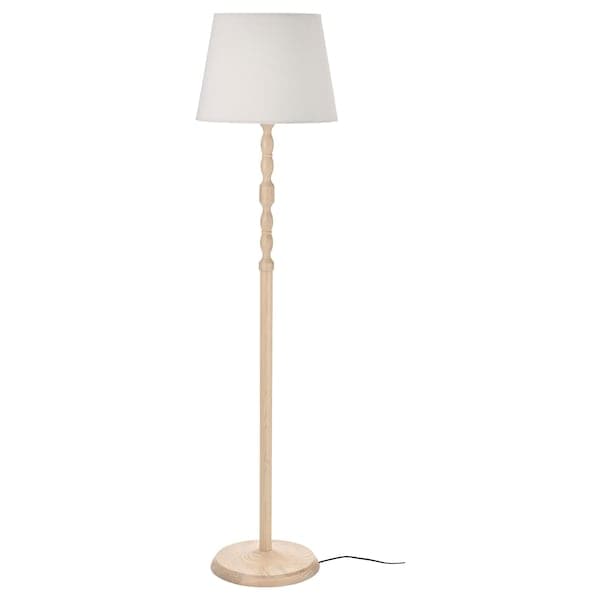 KINNAHULT - Floor lamp, ash/white, , 150 cm - best price from Maltashopper.com 10559257