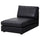 KIVIK chaise longue, Grann/Bomstad black, 90x83x163 cm