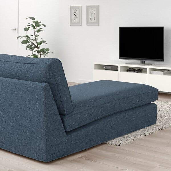 Ikea KIVIK - Chaise-longue, Gunnared blue ,