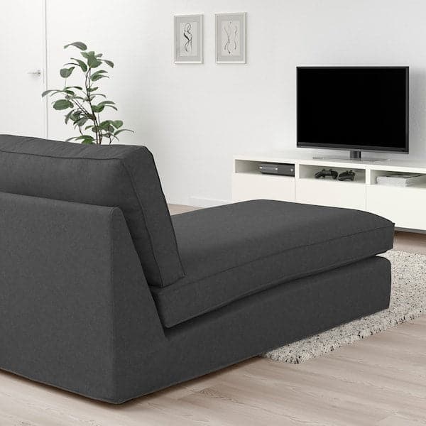 Ikea KIVIK - Chaise-longue, Tallmyra smoke grey ,
