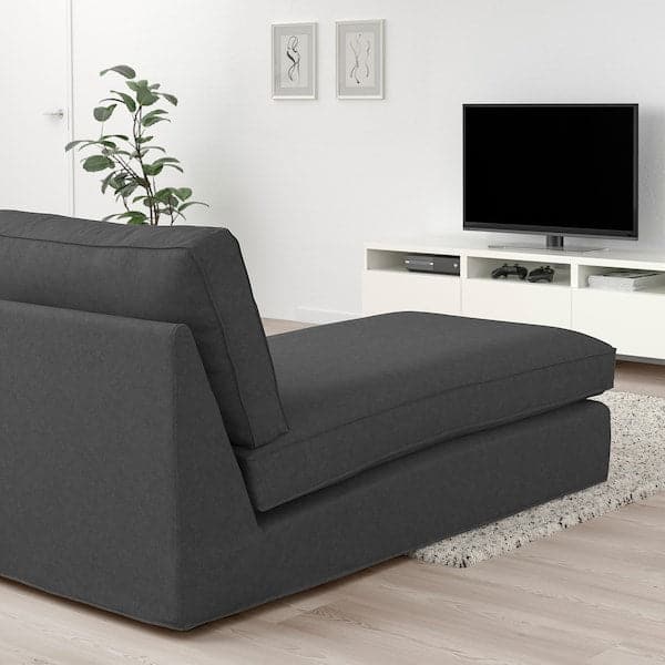 KIVIK - Chaise-longue, Tallmyra smoke grey , - best price from Maltashopper.com 49484746