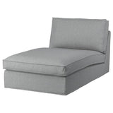 KIVIK chaise longue, Tibbleby beige/grey, 90x83x163 cm