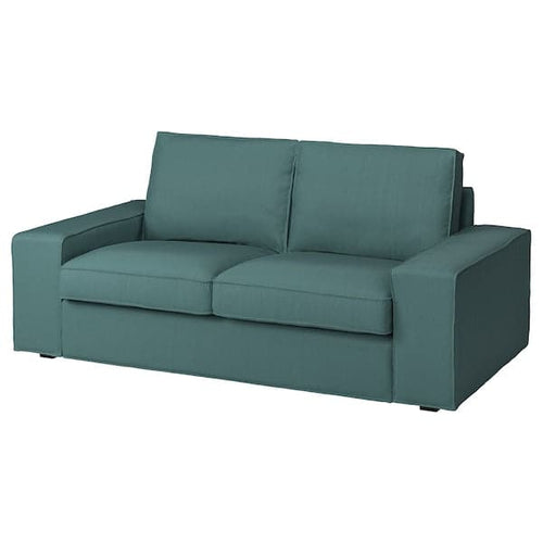 KIVIK 2-seater sofa, Kelinge grey-turquoise ,