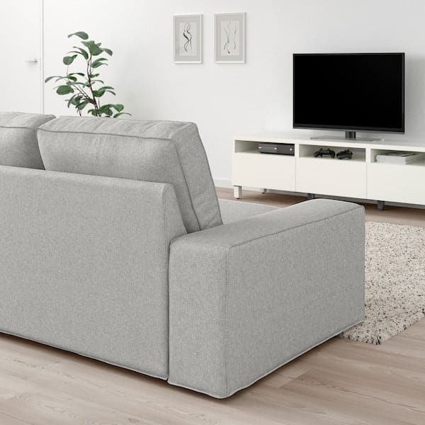 KIVIK - 2-seater sofa, Tallmyra white/black , - best price from Maltashopper.com 79484764