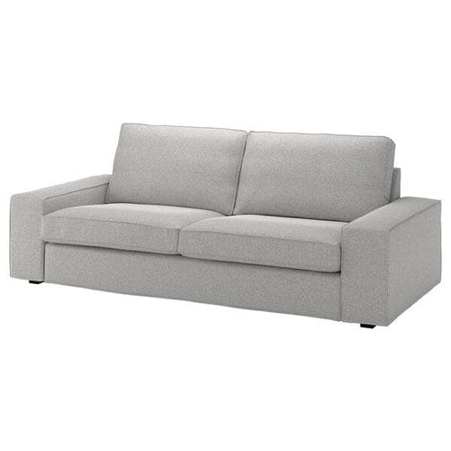 KIVIK - 3-seater sofa, Tallmyra white/black ,