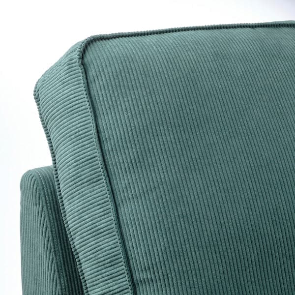 KIVIK 4-seater sofa with chaise-longue, Kelinge grey-turquoise , - best price from Maltashopper.com 29443059