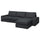 KIVIK 4-seat sofa with chaise longue, Tresund anthracite, 318x83x163 cm