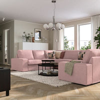 KIVIK - 7-seater U-shaped sofa, Gunnared light brown-pink , - best price from Maltashopper.com 49527717