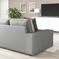 KIVIK U-shaped sofa with 7 seats, Tibbleby beige / gray , - best price from Maltashopper.com 89440576