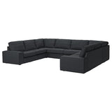 KIVIK u-shaped sofa, 7-seat, Tresund anthracite, 368x83x257 cm