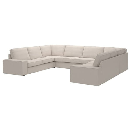 KIVIK - 7-seater U-shaped sofa, Tresund light beige