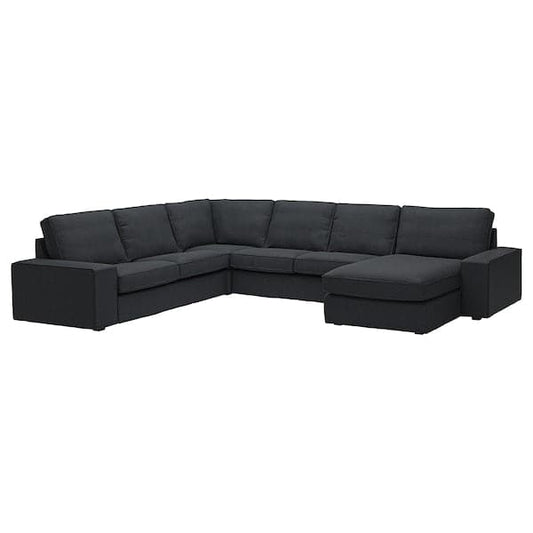 Ikea KIVIK - 5 seater corner sofa/chaise-longue, Tresund anthracite ,